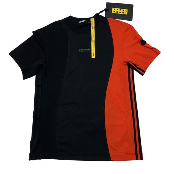 Moncler x Adidas T-Shirt Men's Size M Black Orange Cotton Short Sleeve NWT $380 - Picture 5 of 15